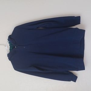 Lands' End Navy Blue Pullover Hoodie Womans Size Small